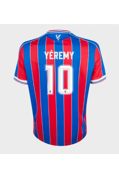 Crystal Palace Yeremy Pino #10 Jalkapallovaatteet Kotipaita 2025-26 Lyhythihainen Crystal Palace Yeremy Pino #10 Jalkapallovaatteet Kotipaita 2025-26 Lyhythihainen